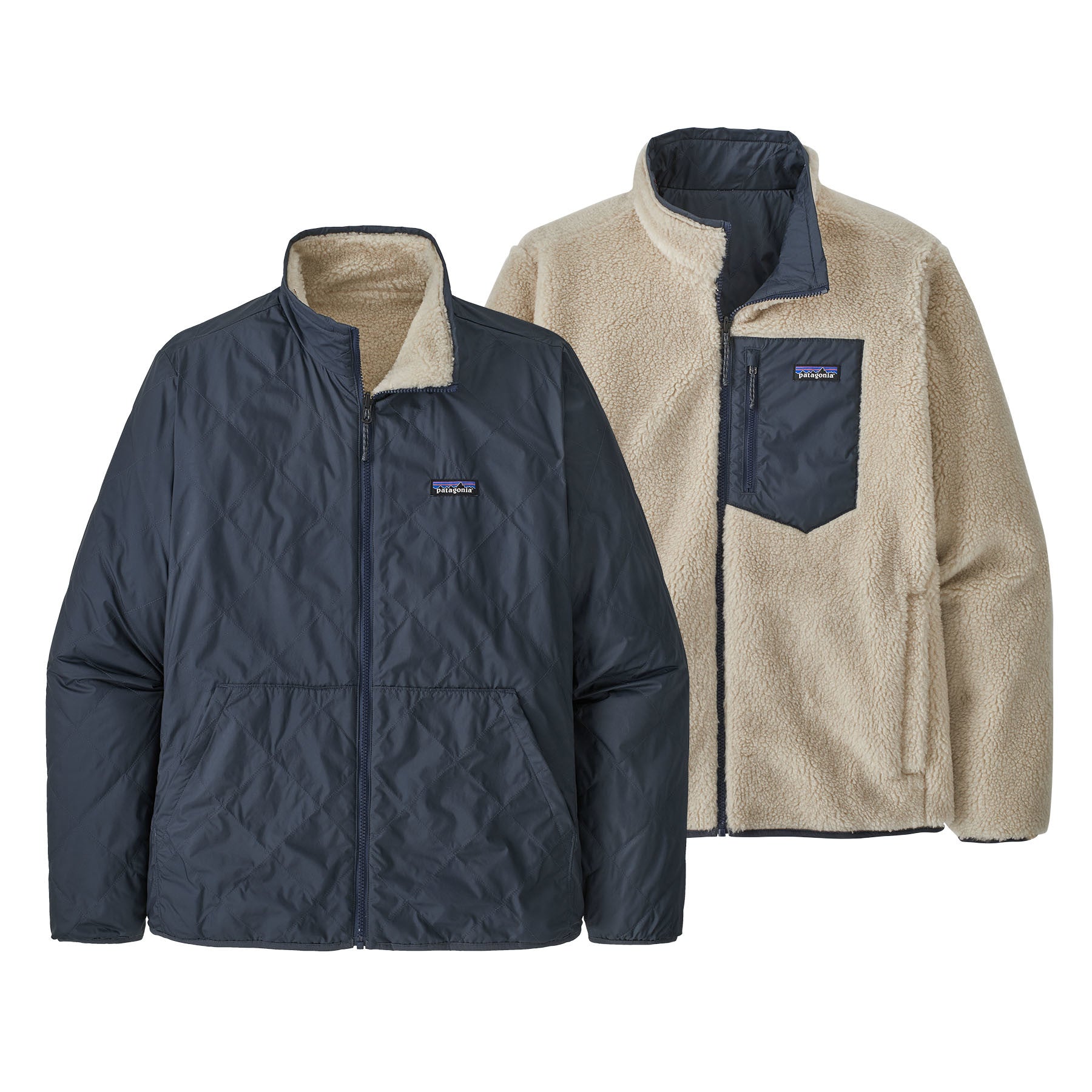 Men s Reversible Recycled Sherpa Jacket