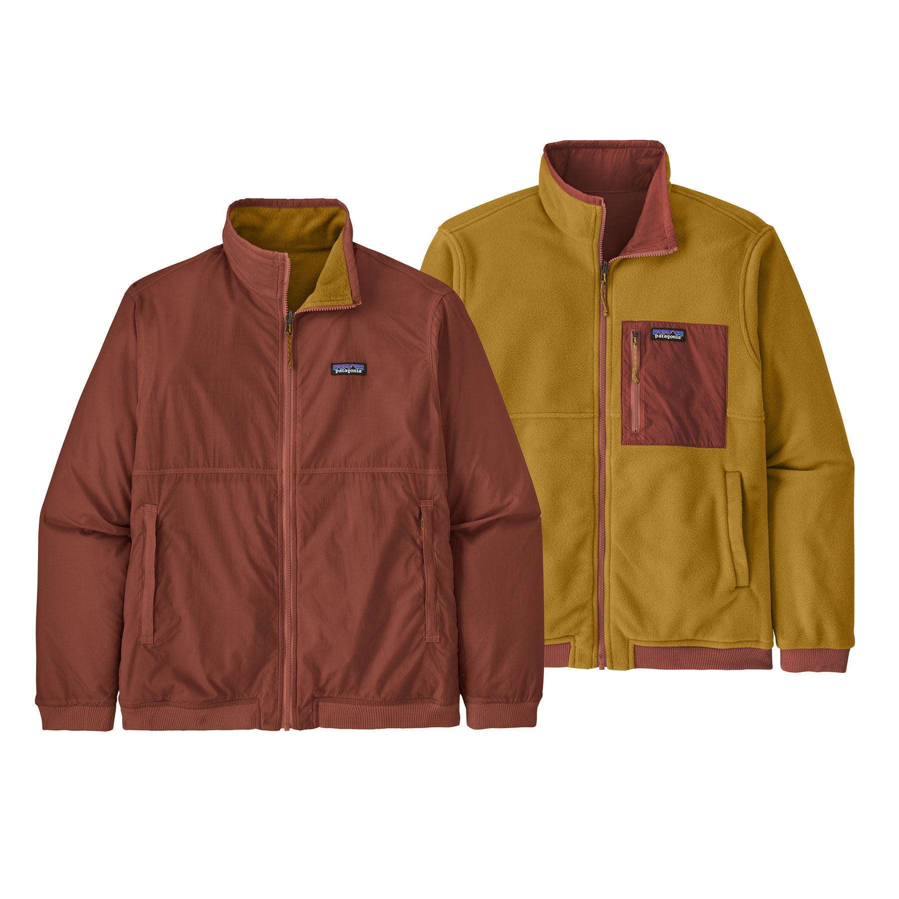 Men’s Patagonia Reversible Shelled Microdini top Jacket