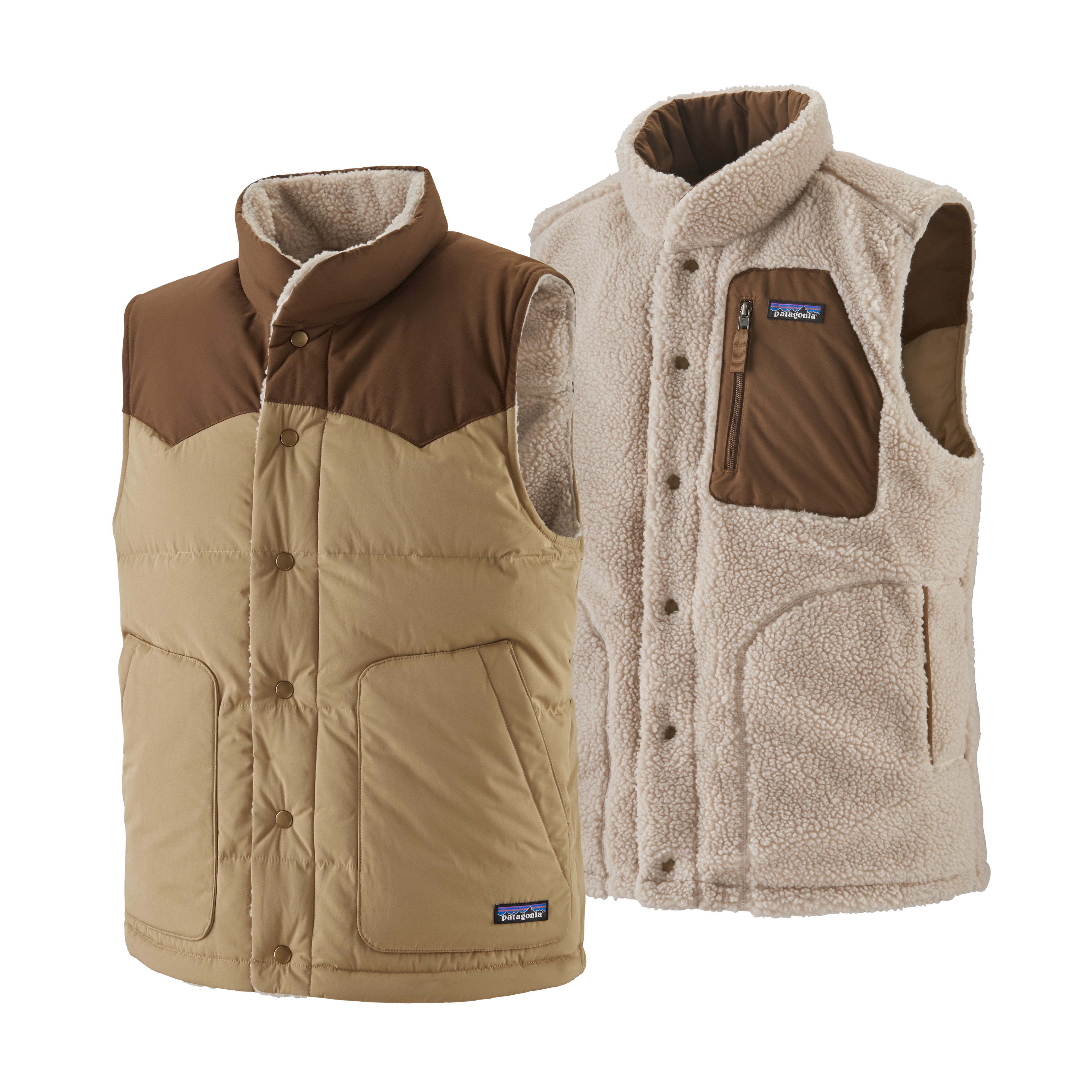 Patagonia 'Bivy' Reversible Down Fill top Vest