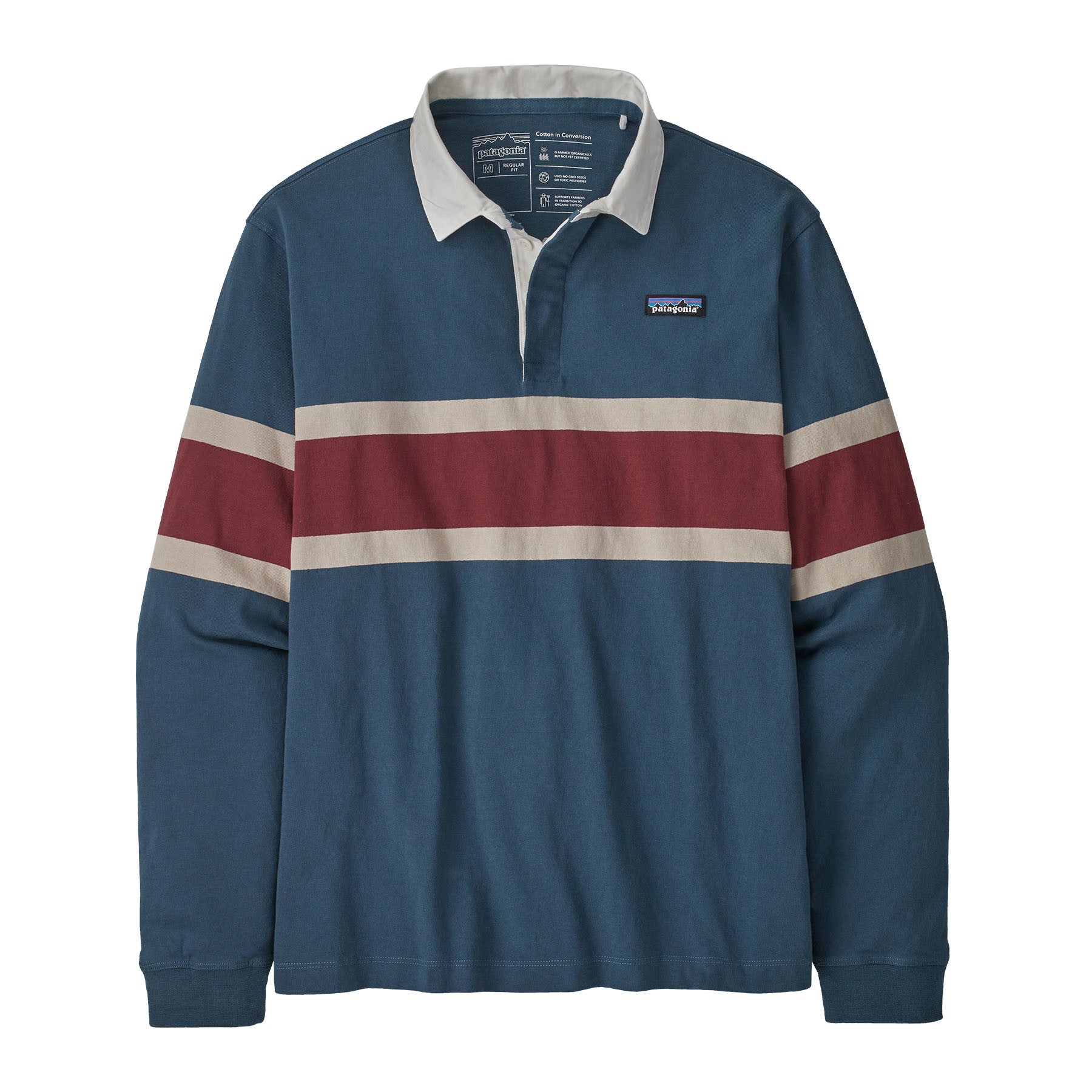 Patagonia Polo Rugby Sweater Men's Cotton In Conversion