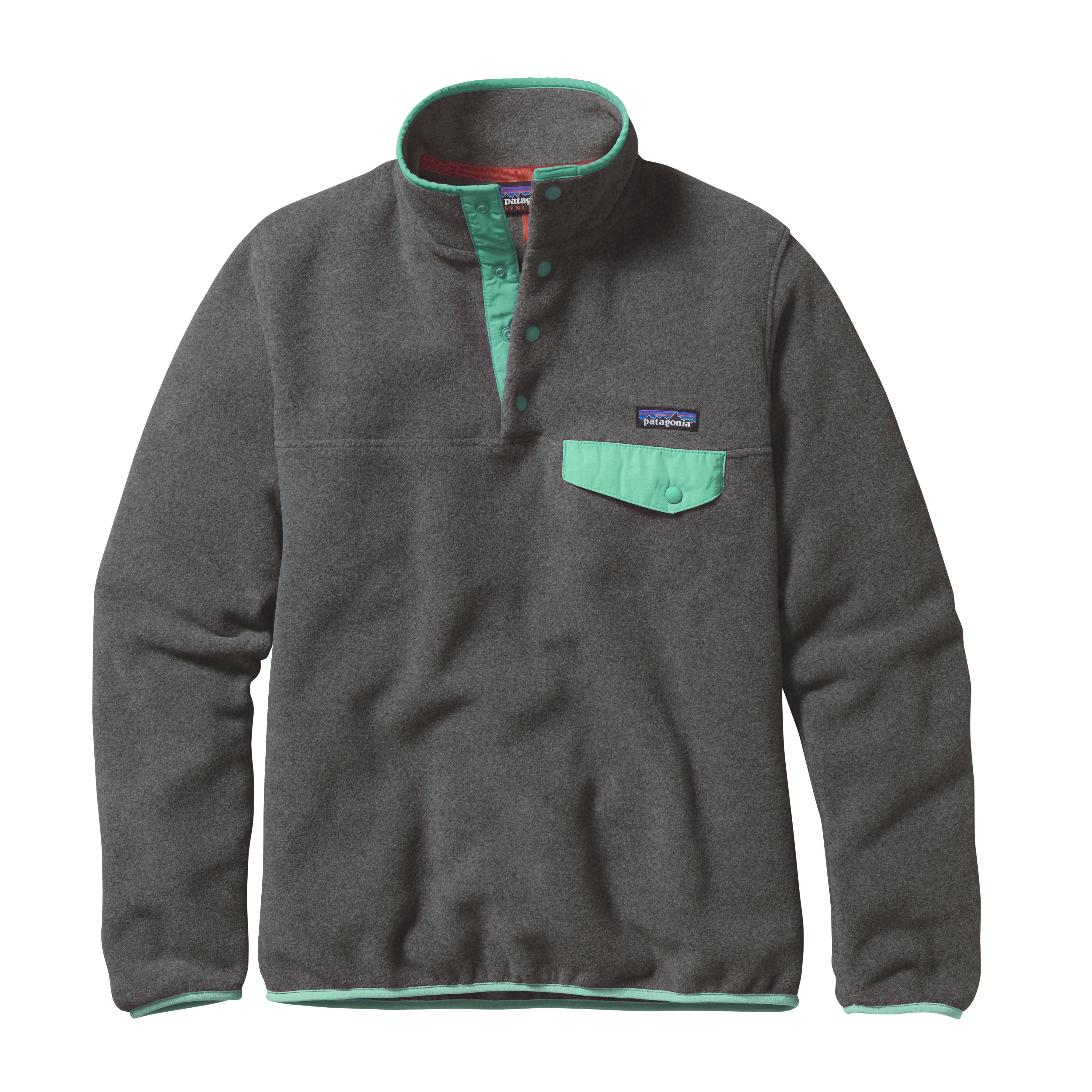 Patagonia deals Synchilla Teal and Gray, Women’s Large