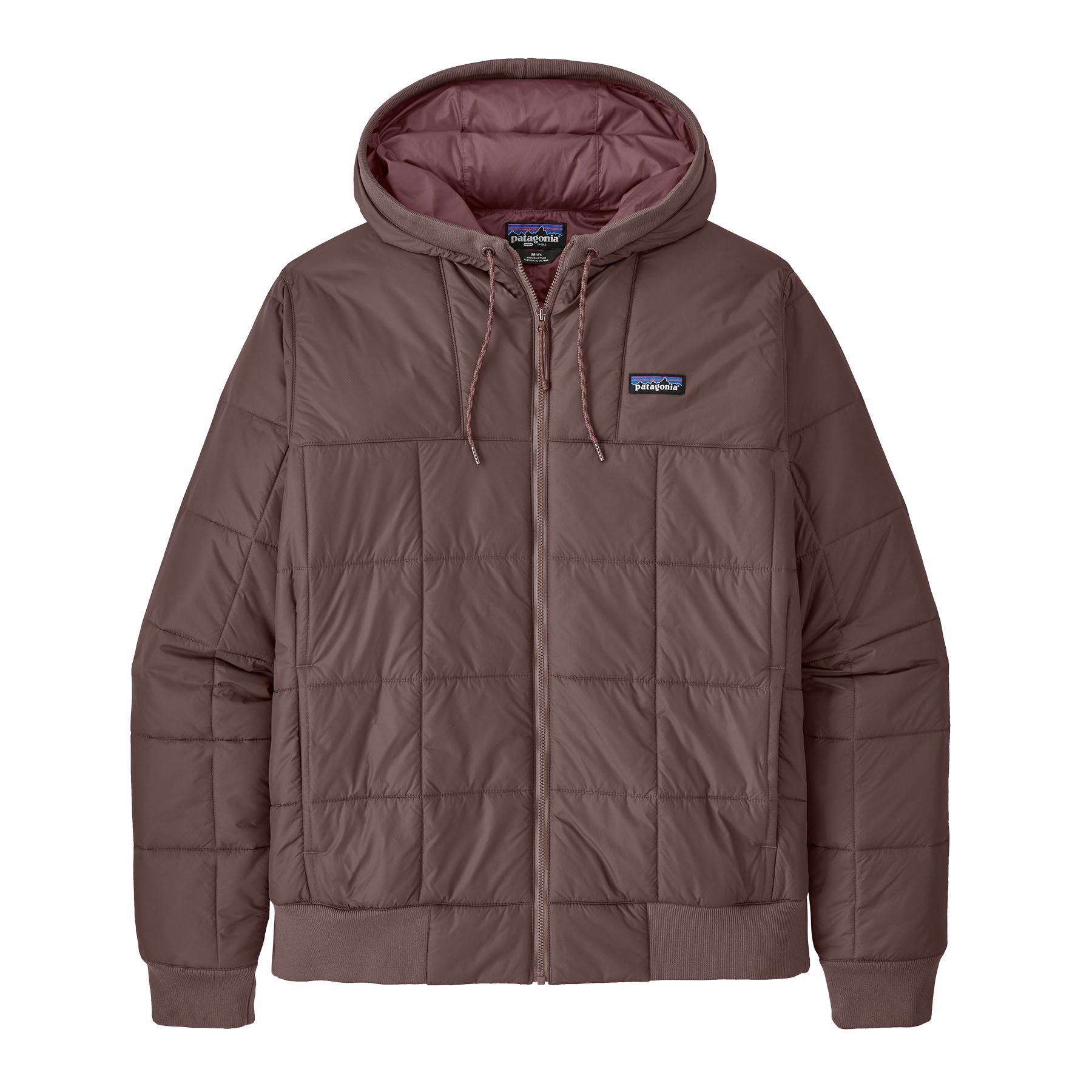 Patagonia Quilted Bomber Brown Hooded 2024 Jacket Men's Size Small New