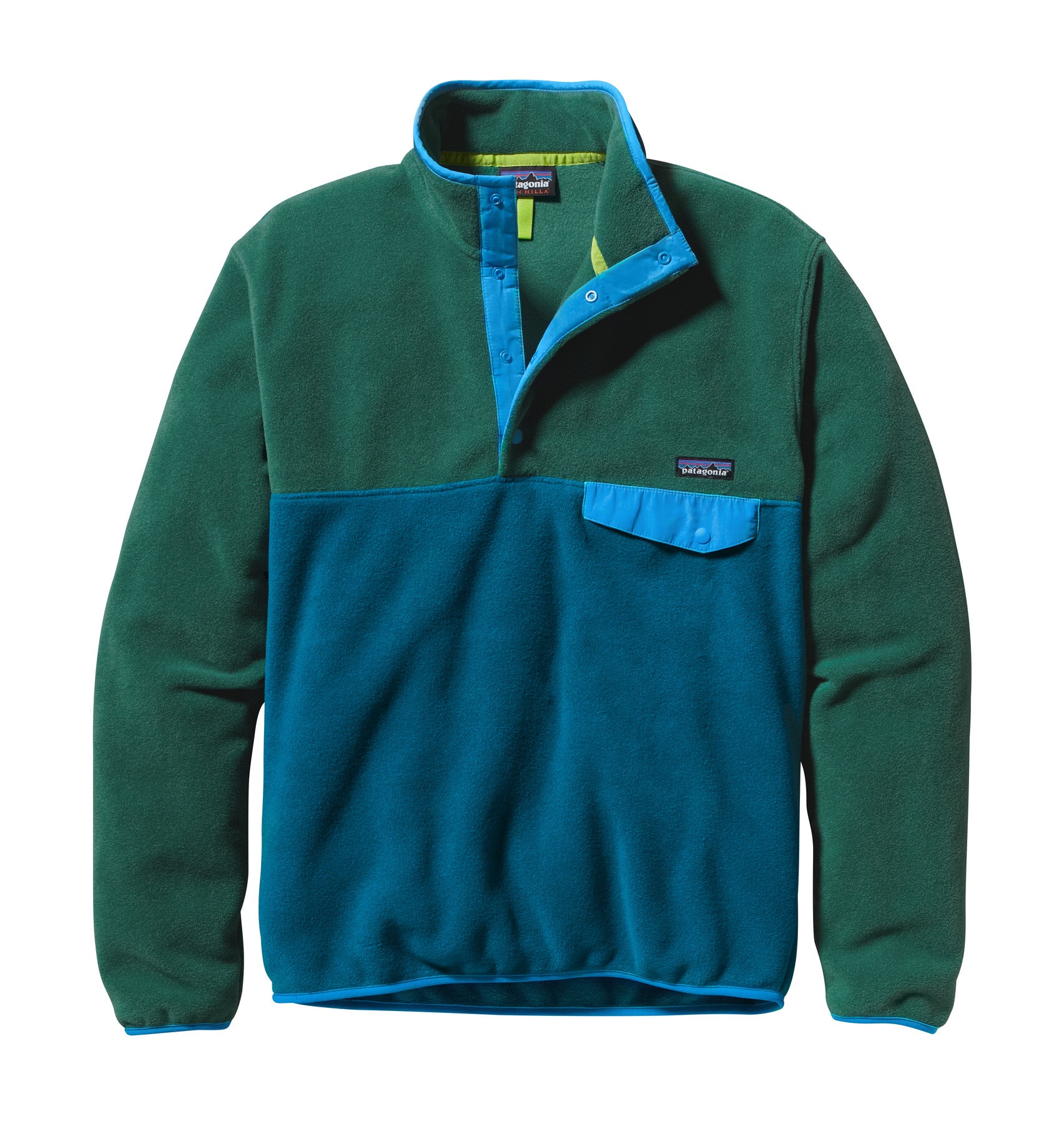 Patagonia synchilla snap T pullover Teal Green deals Medium