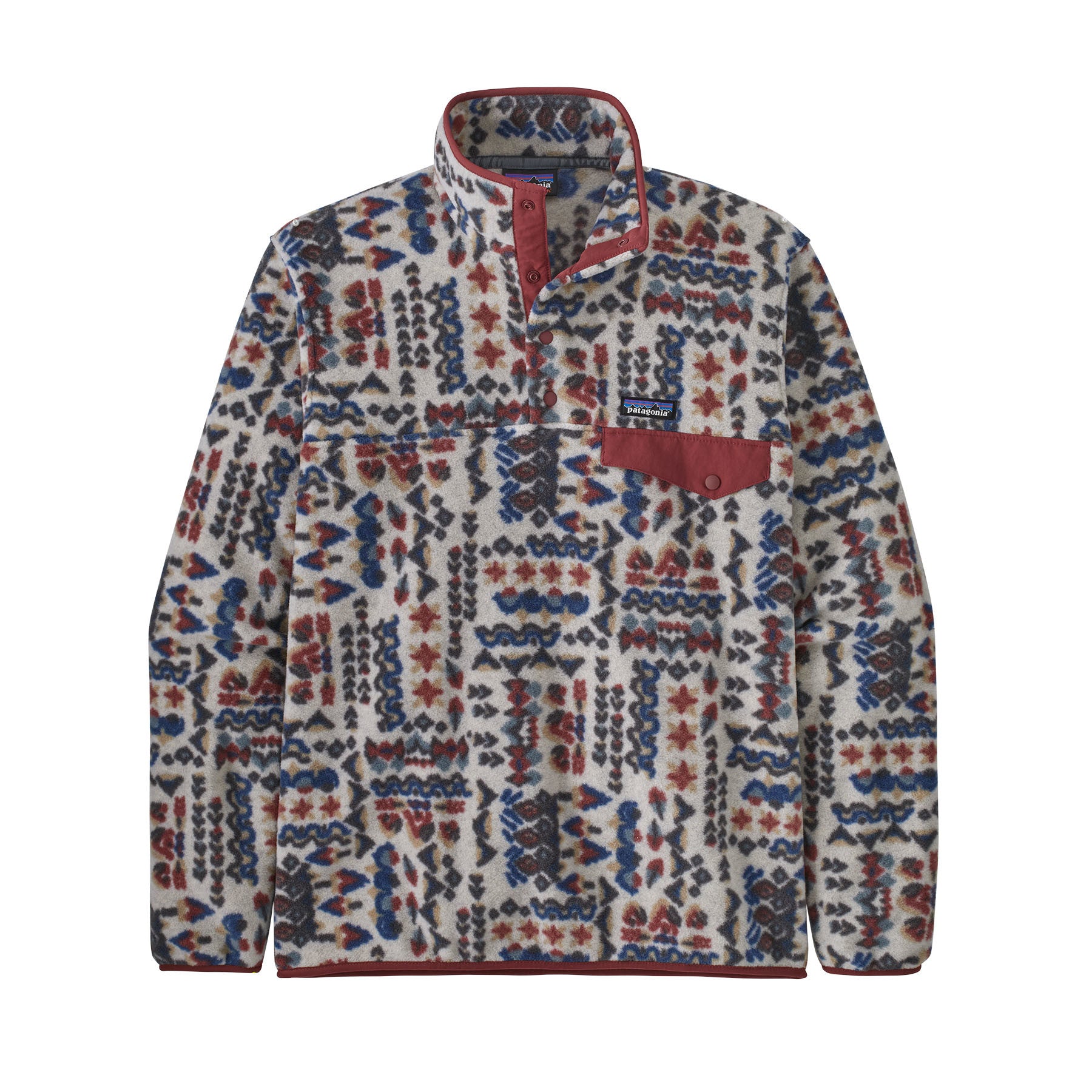 Patagonia Synchilla Lightweight Snap-T Pullover Jacket selling AOP