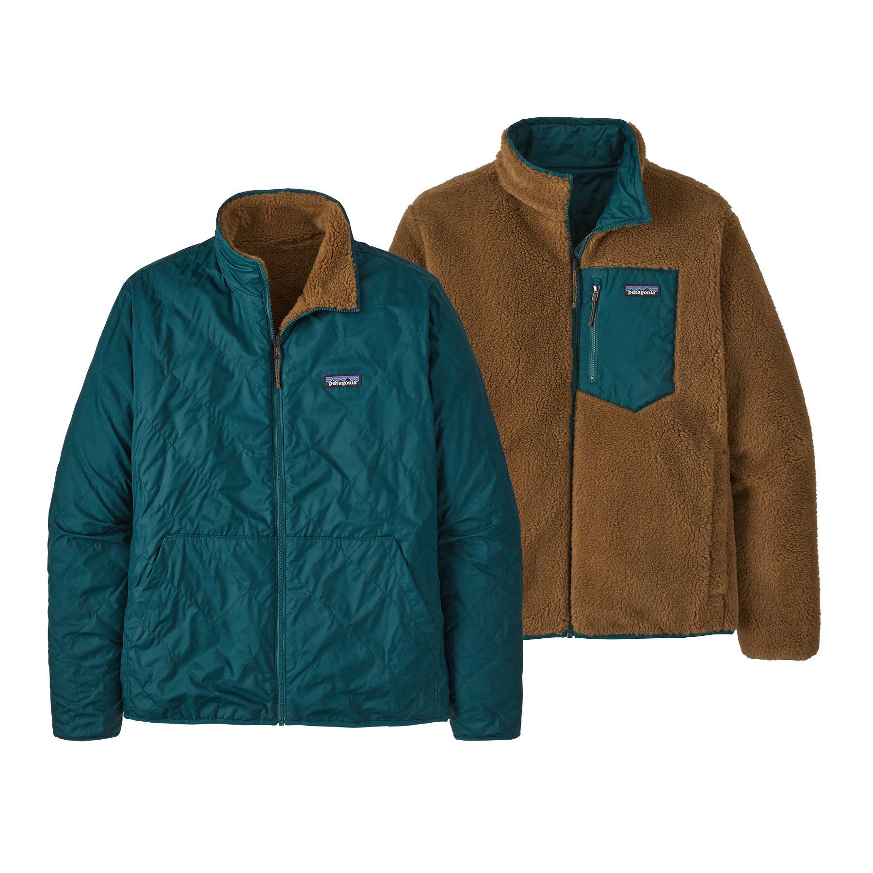 Men s Reversible Recycled Sherpa Jacket