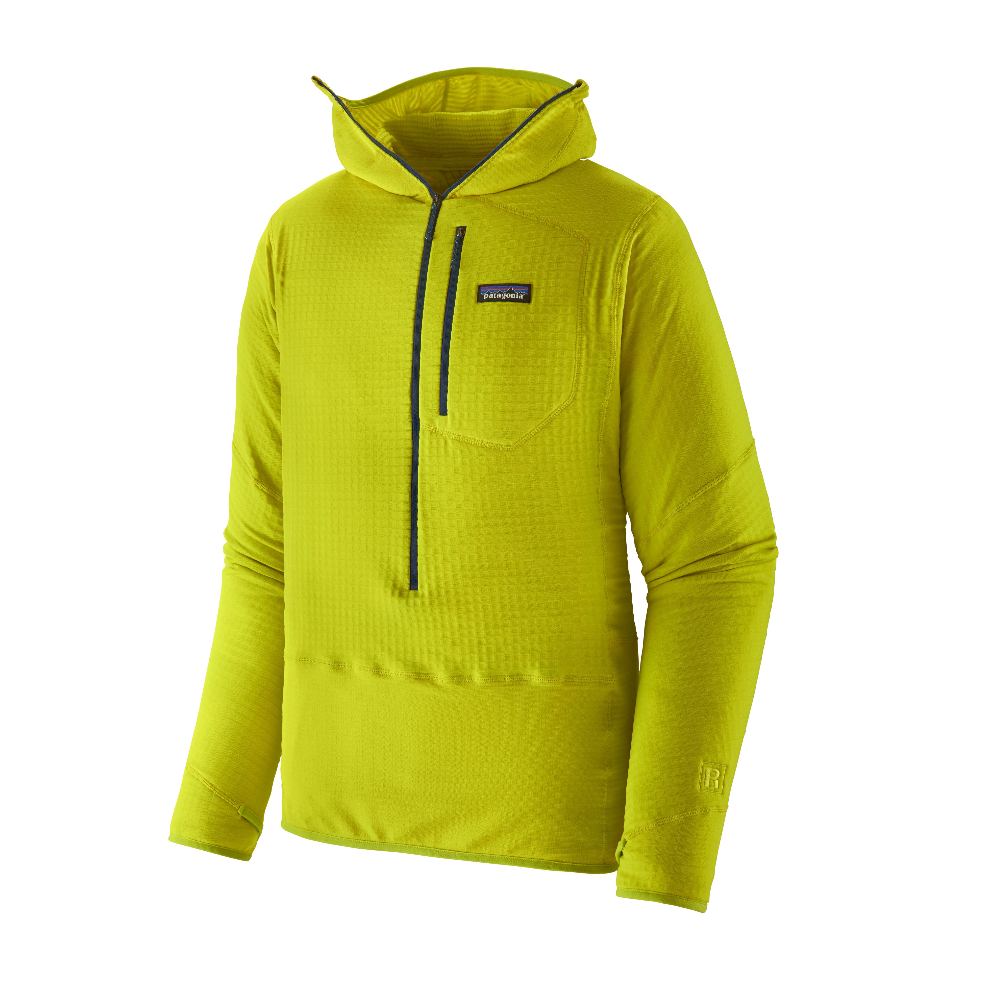 Fleece Hoody Patagonia R1 Hoody Green Men's R1® Pullover