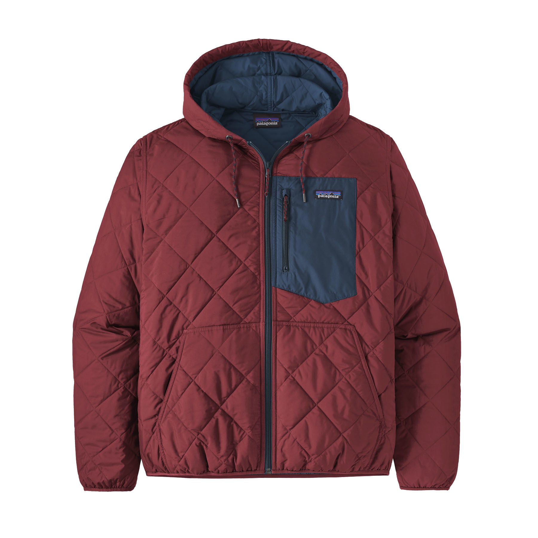 Patagonia men's diamond quilted bomber hoody sale