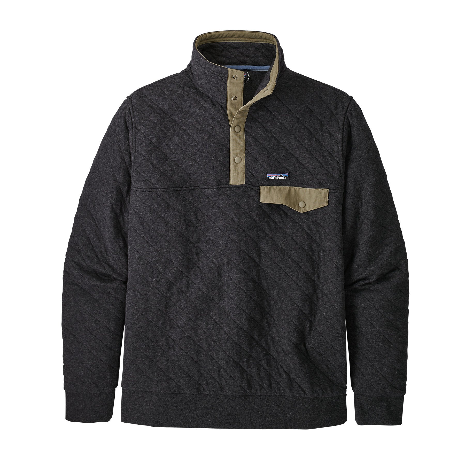 Patagonia quilted pullover black on sale