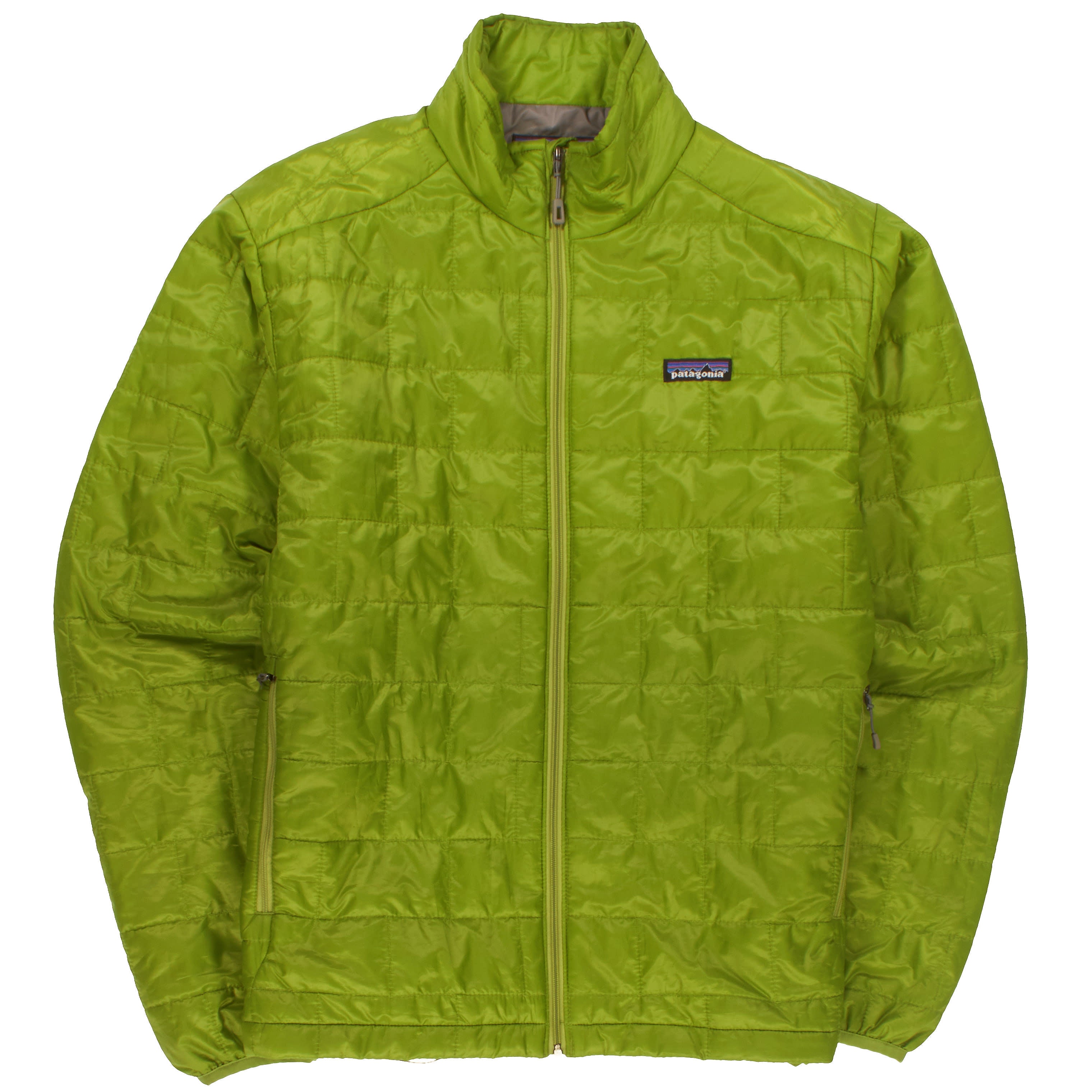Patagonia Primaloft Nano Puff Jacket Kids XL 14 Puffer Quilted Green