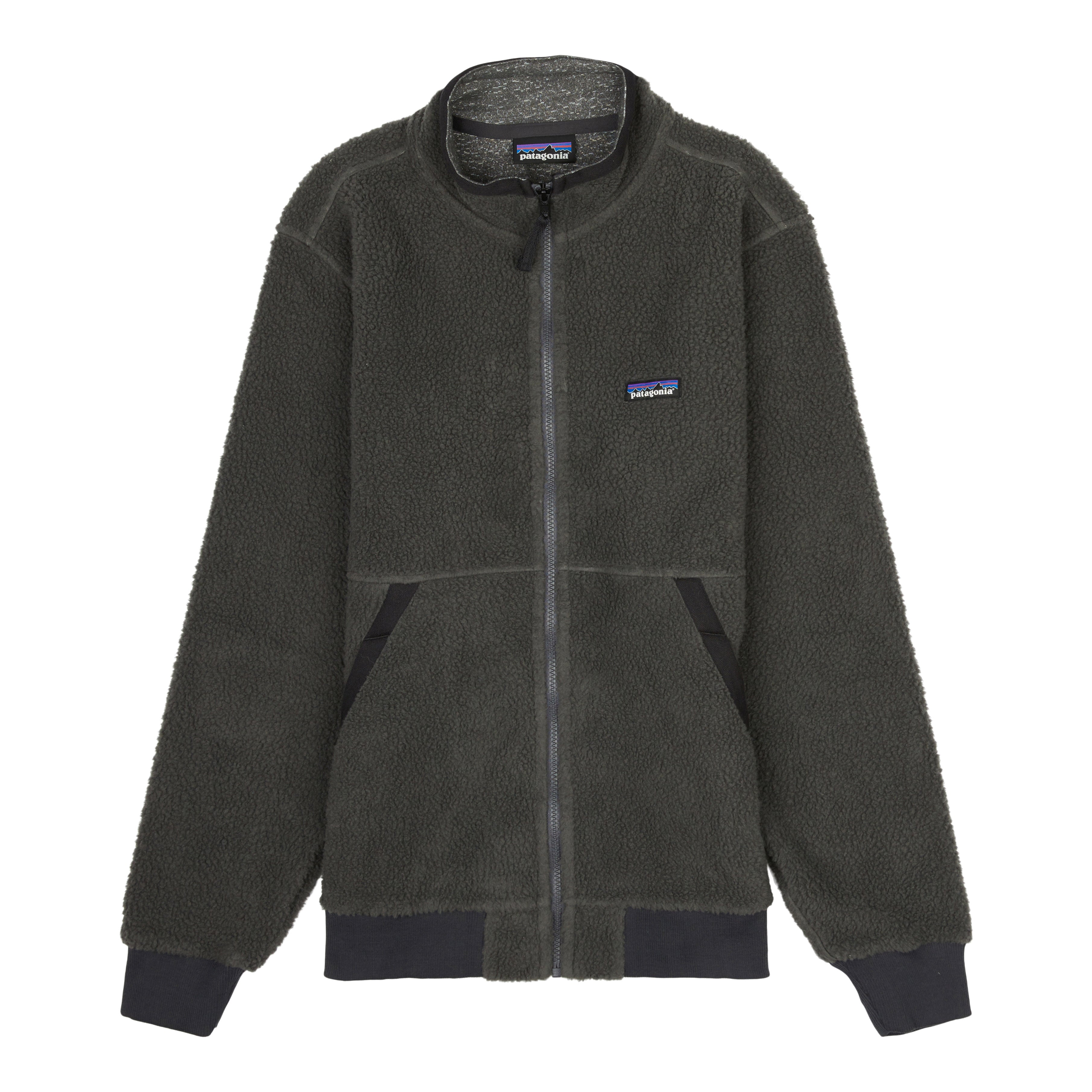 used Patagonia Worn Wear-Men's Shearling Jacket-X-Ray Grey-Grey-26125-S