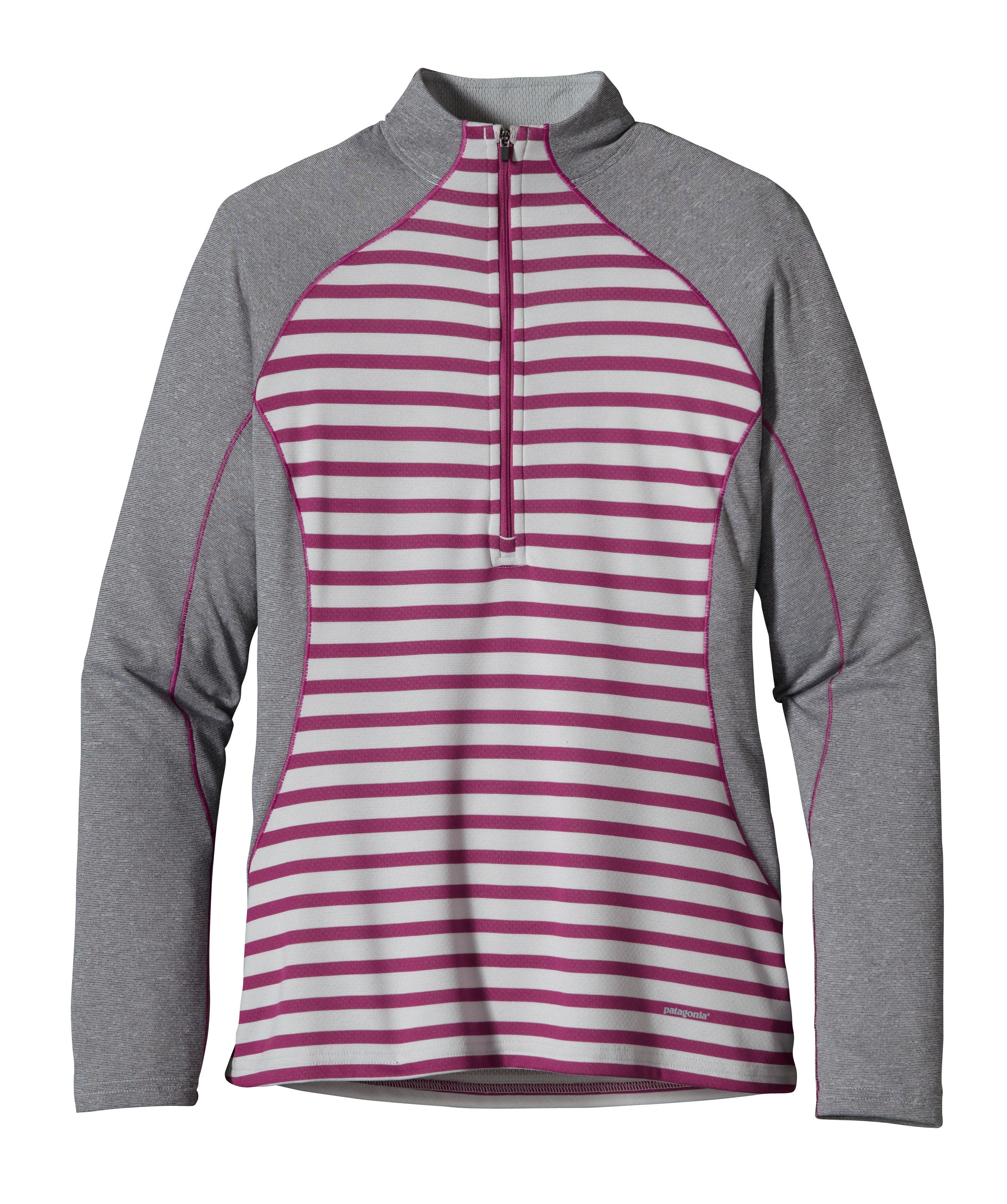 Patagonia Men's Gray Stripe Capilene Pullover shops