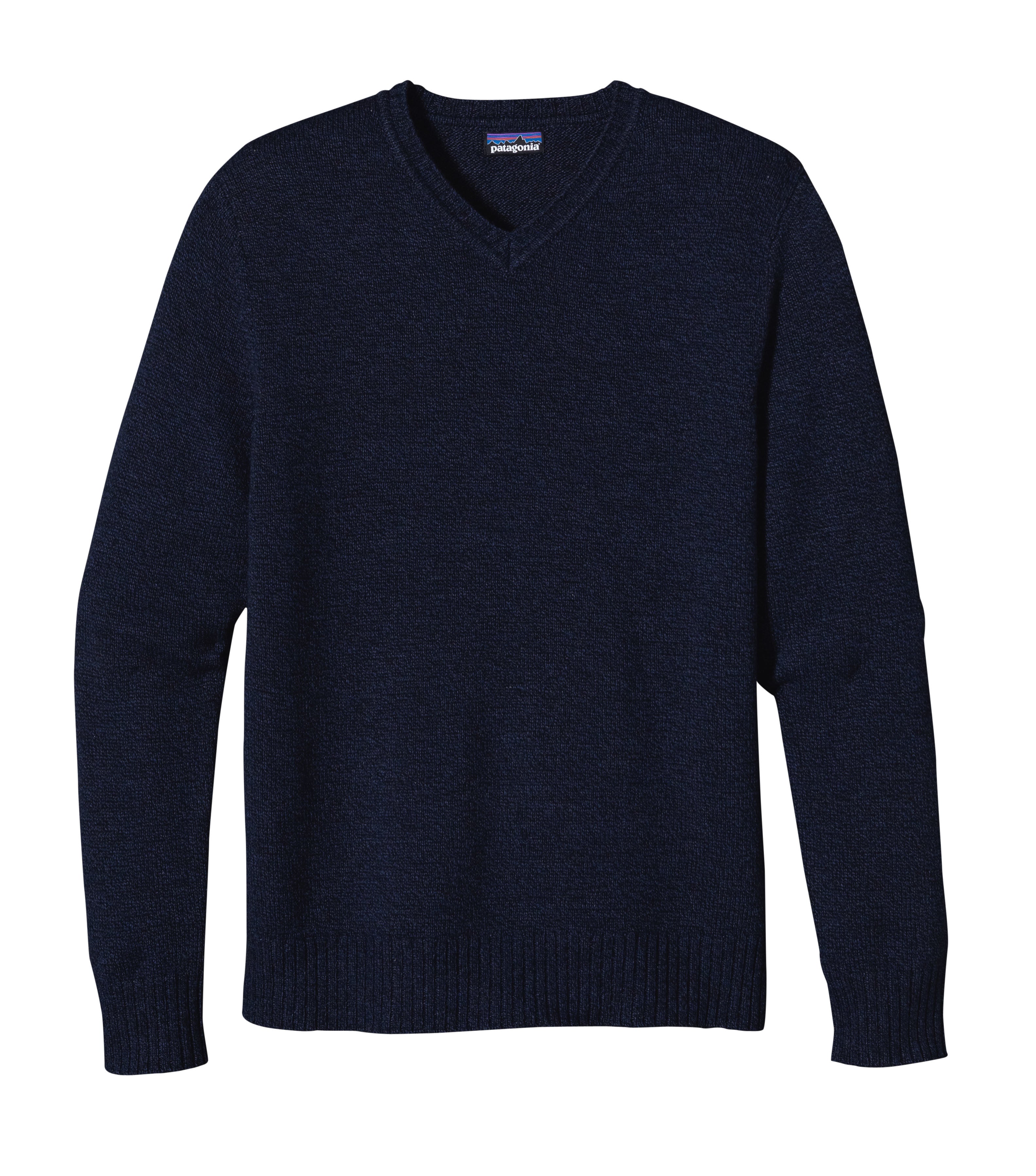 Patagonia 100% Lambswool Sweater Ribbed Vintage Blue Mock orders Neck Raglan Men's M