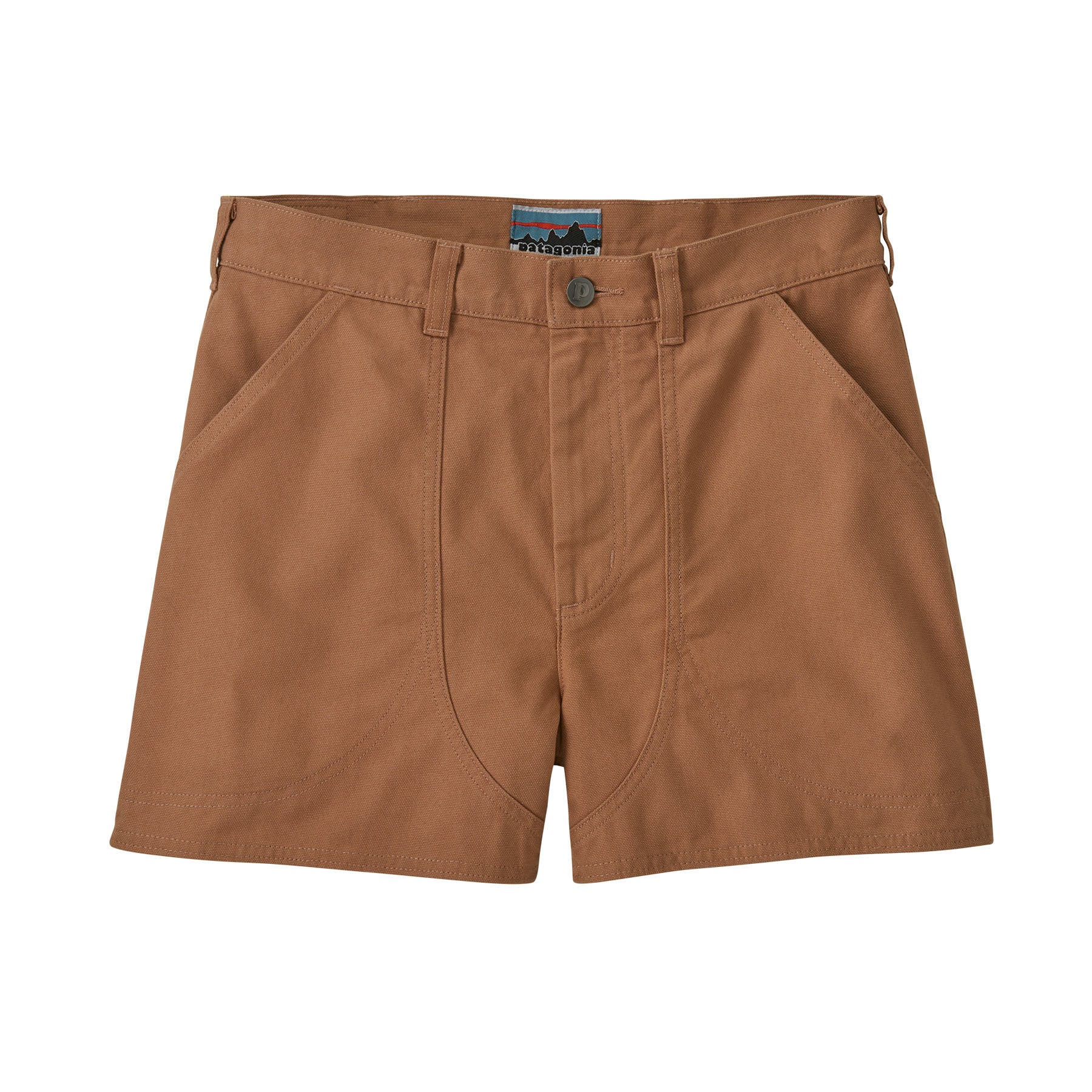 Patagonia Stand Up Shorts 100% Organic Cotton Outdoor Flat Front Hiking high quality Khaki 33