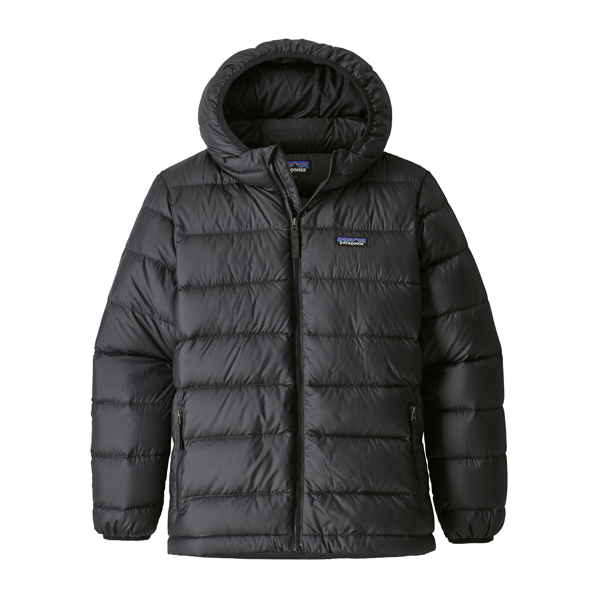 Black Patagonia Down Jacket Hoody Boys' Hi-Loft Down Sweater Hoody