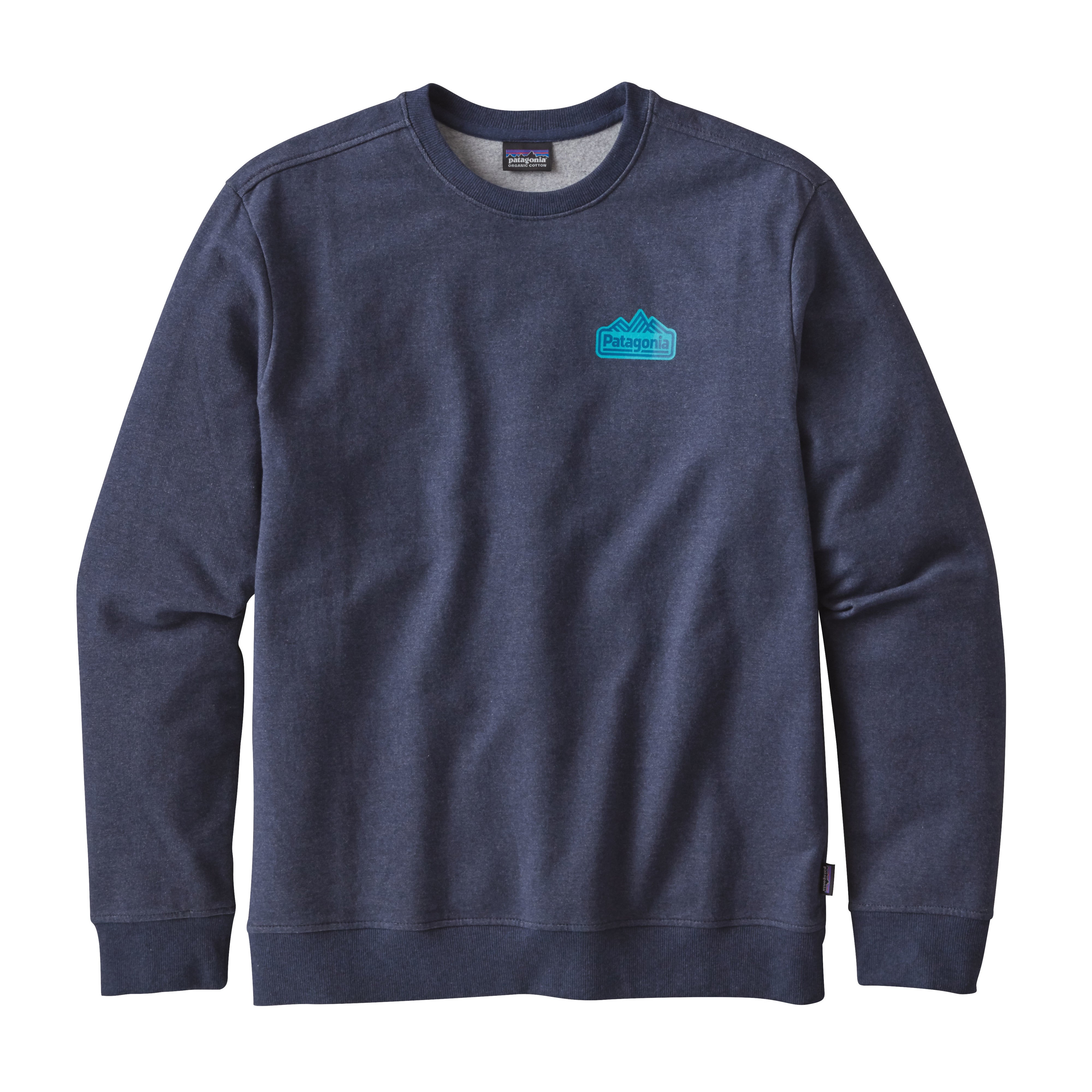 Patagonia men's shop sticker patch uprisal crew sweatshirt hotsell