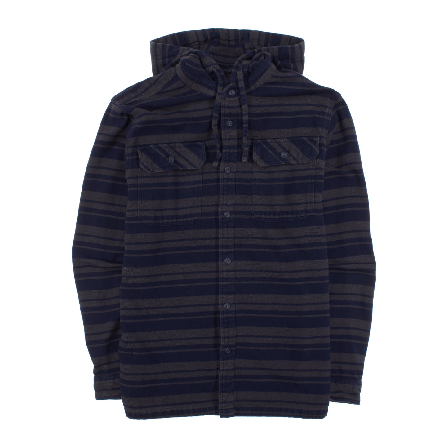 M's Long-Sleeved Hooded Fjord Flannel Shirt