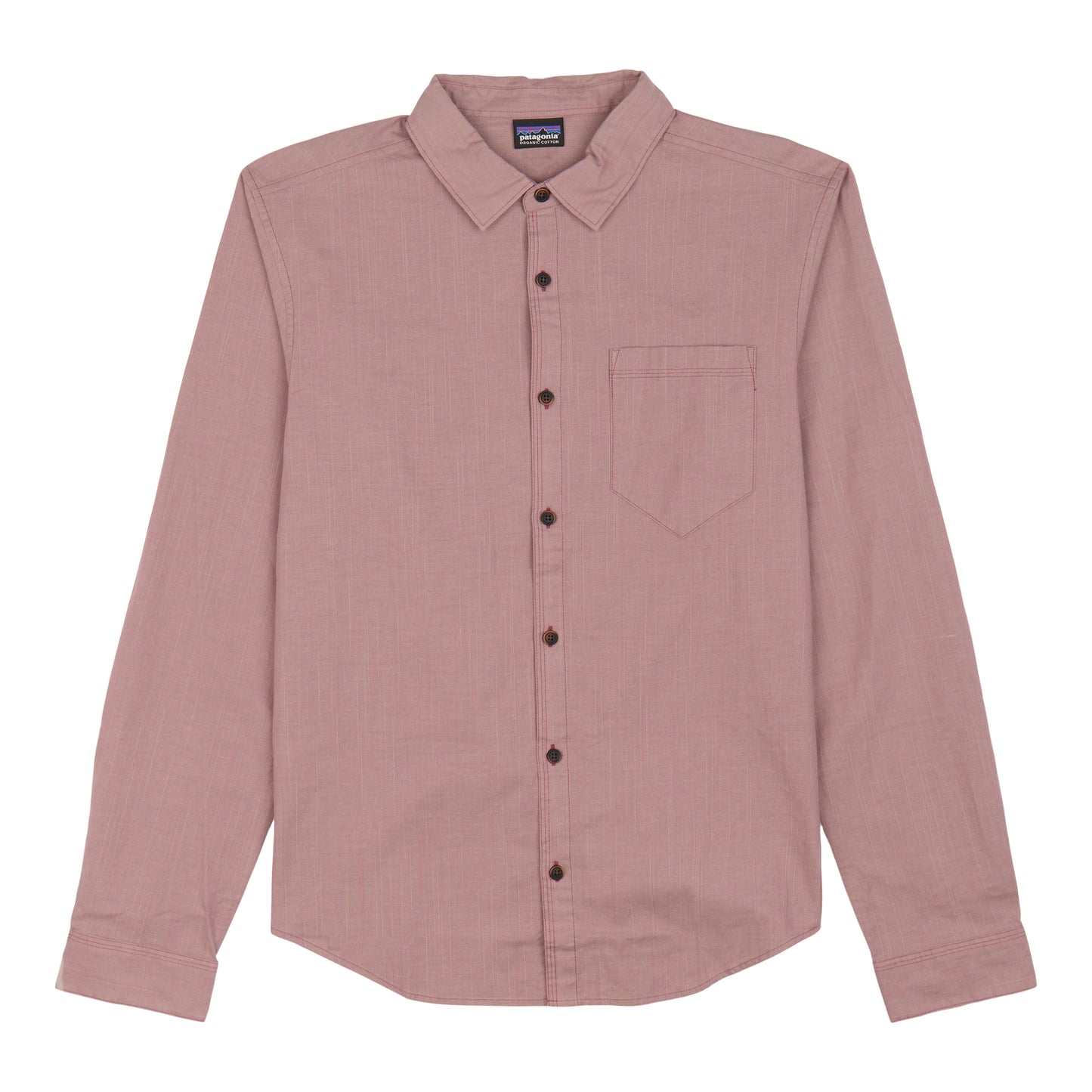 M's Long-Sleeved Organic Cotton Slub Poplin Shirt