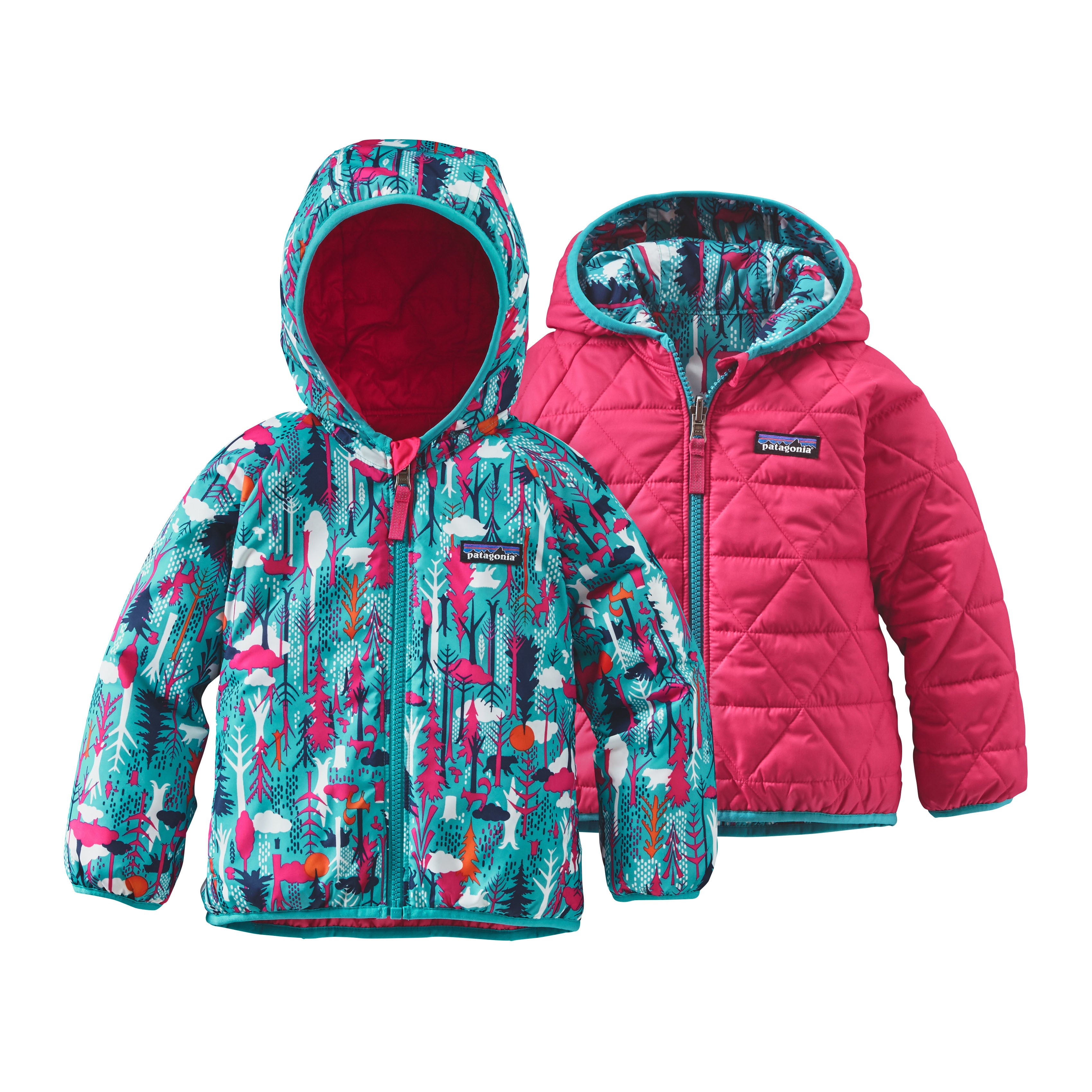 Baby Reversible Puff-Ball Jacket