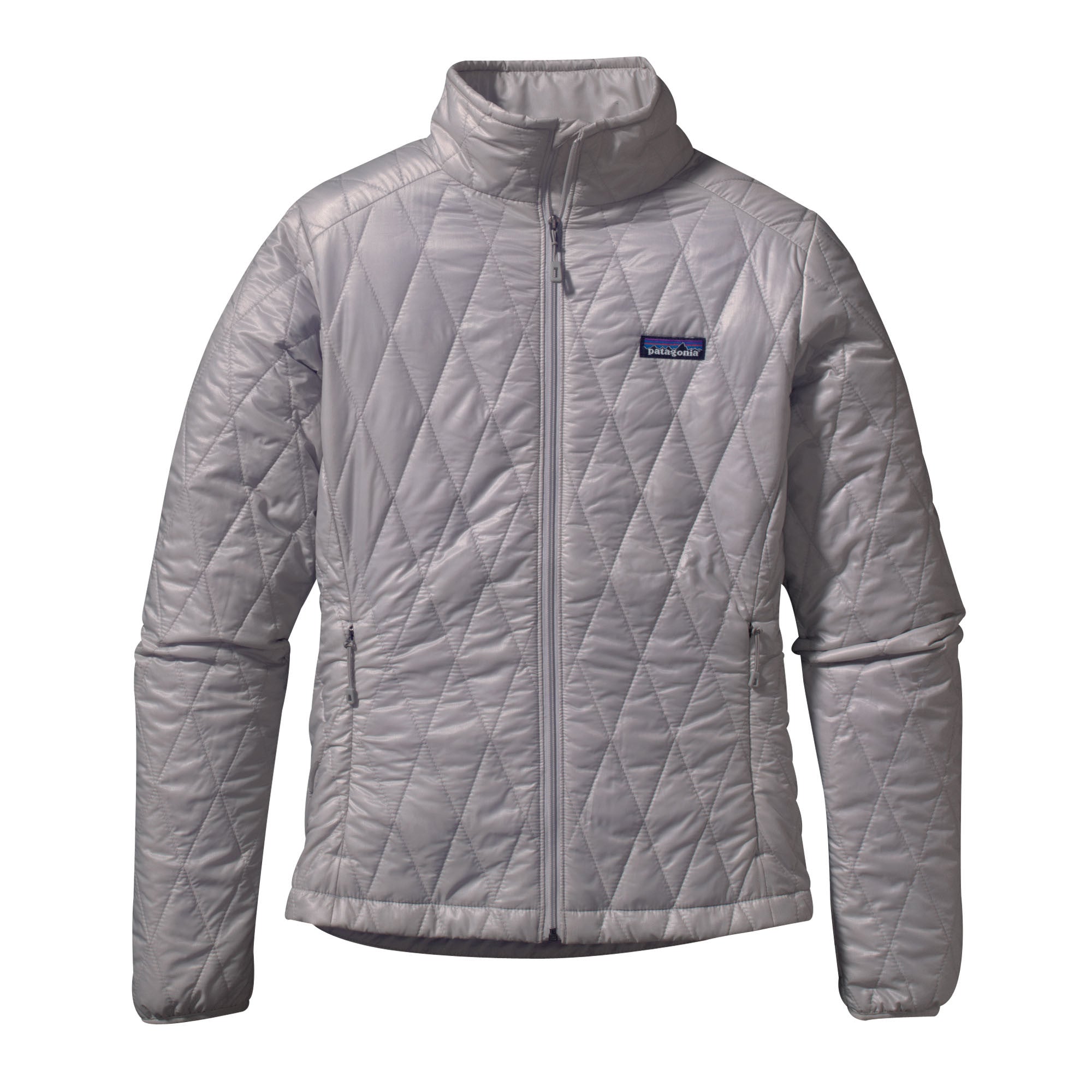 PATAGONIA NANO PUFF JACKET store MEDIUM M WOMENS PRIMALOFT PUFFER QUILT FULL ZIP GRAY