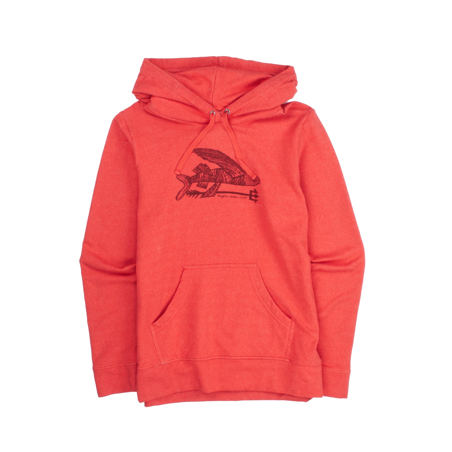 W's Illustrated Flying Fish Midweight Pullover Hooded Sweatshirt