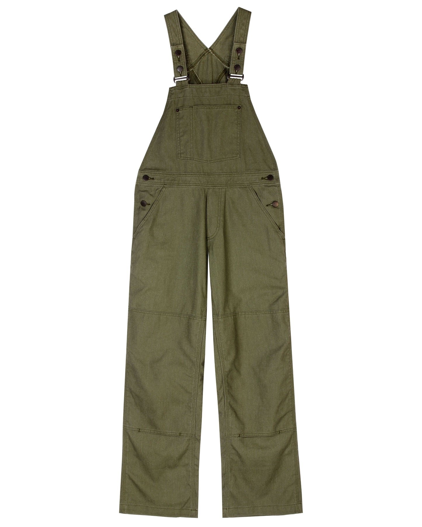 W's All Seasons Hemp Canvas Bib Overalls - Short