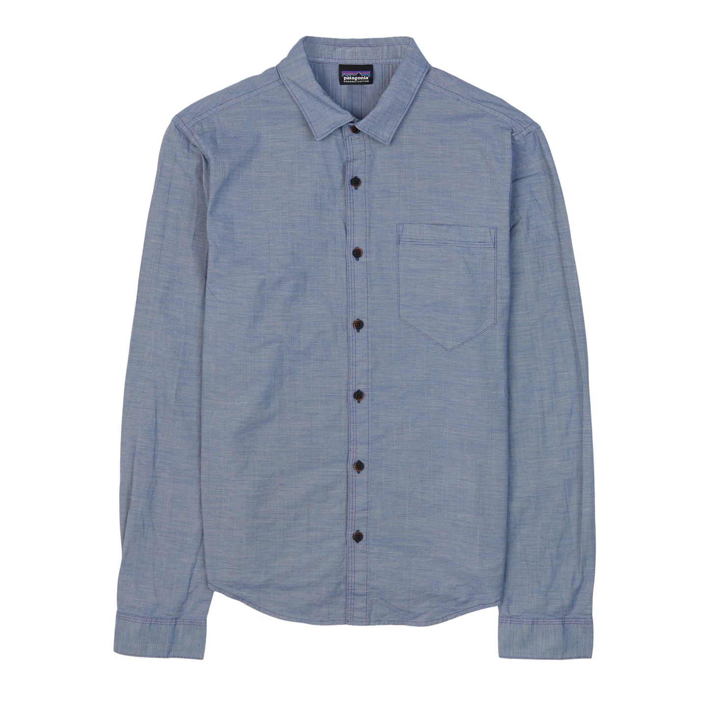 M's Long-Sleeved Organic Cotton Slub Poplin Shirt