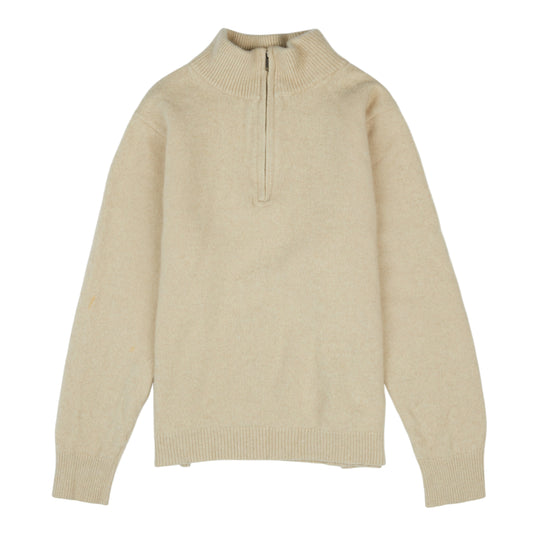 Men's Recycled Cashmere 1/4-Zip Sweater