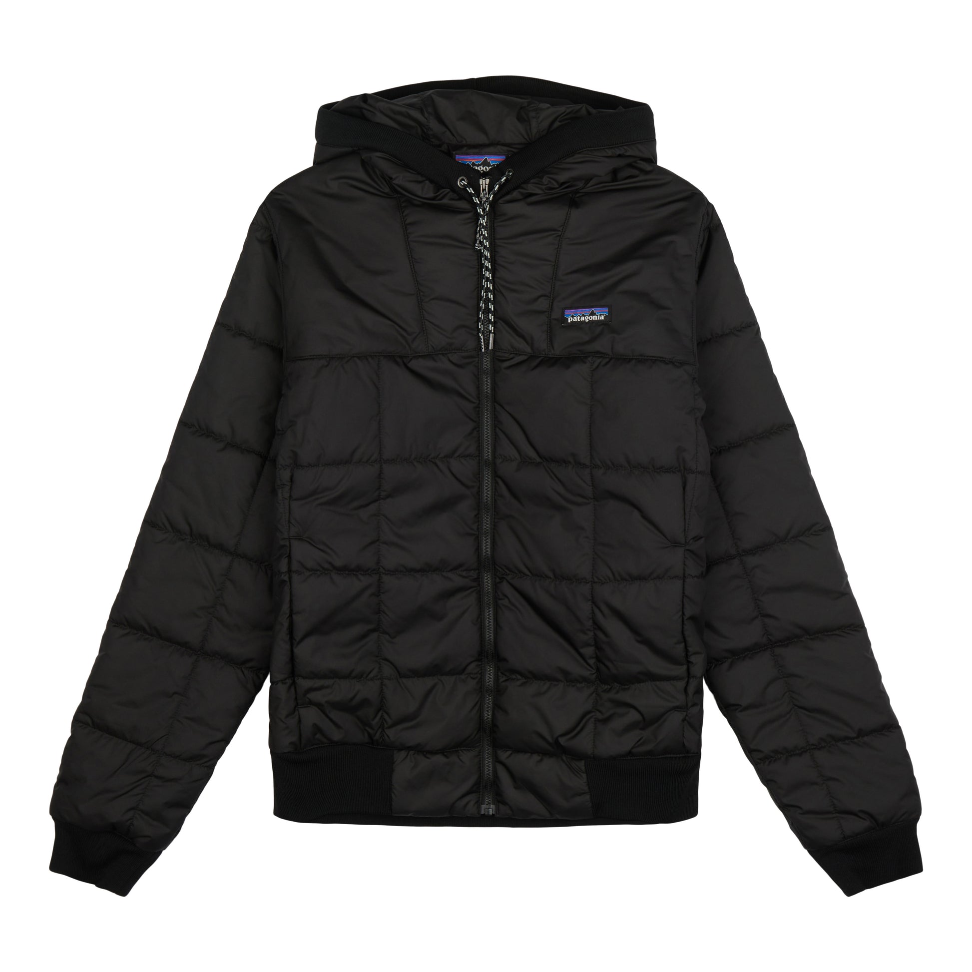 used Patagonia Worn Wear-Men's Box Quilted Hoody-Black-Black-20830-XL