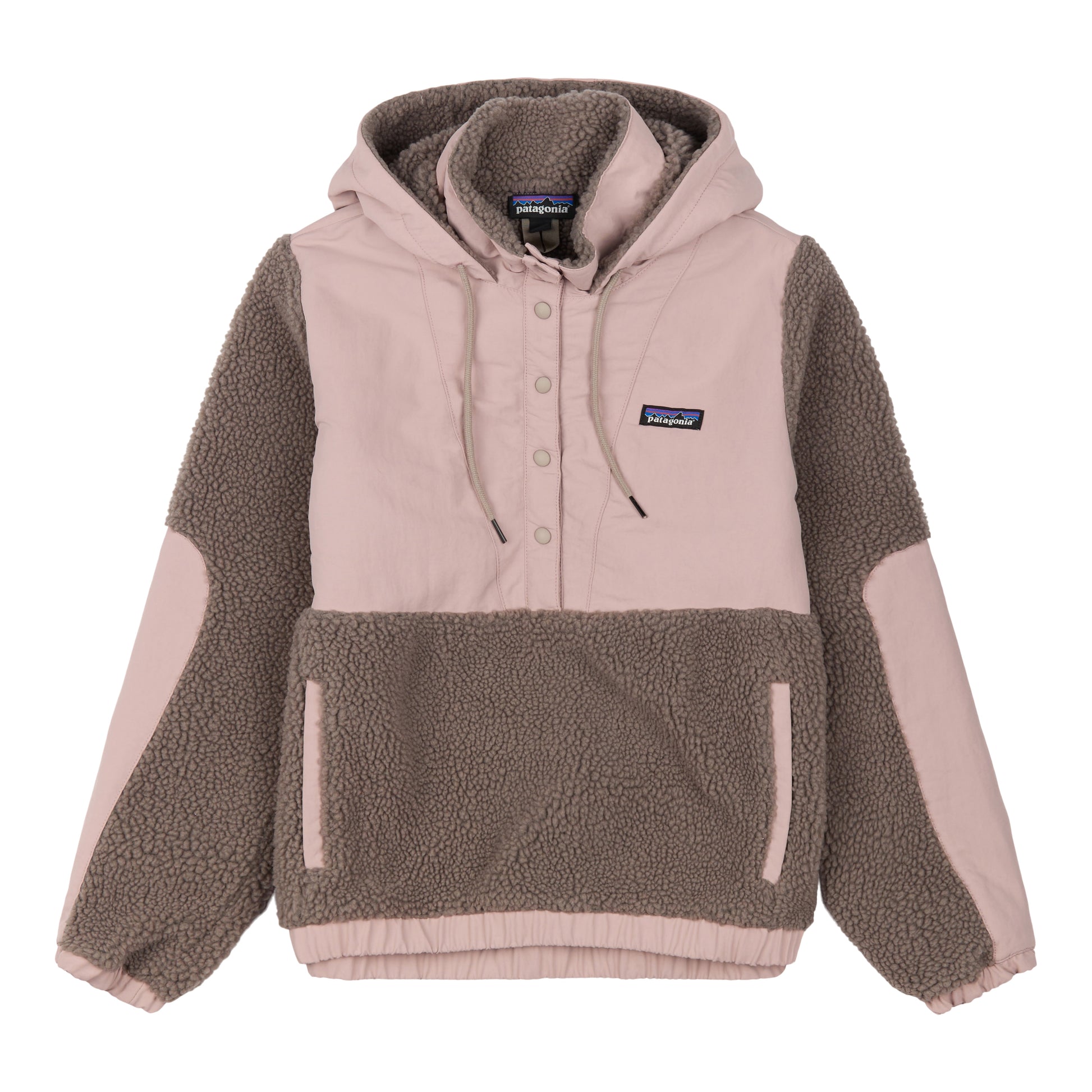used Patagonia Worn wear-women's Shelled Retro-X Pullover-Furry Taupe-Brown-22885-S