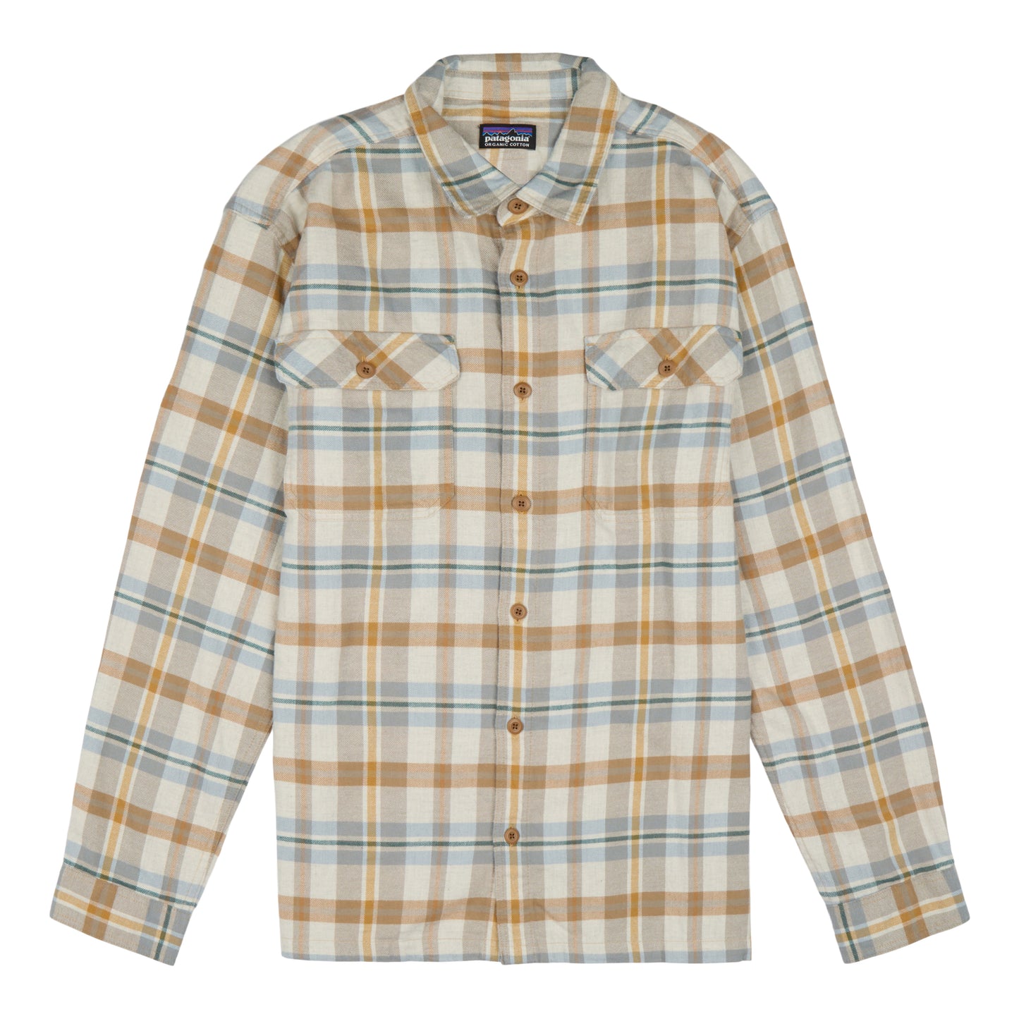 Men's Long-Sleeved Organic Cotton Midweight Fjord Flannel Shirt